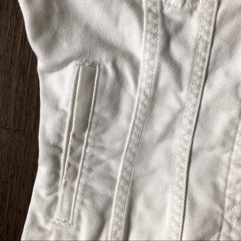 J. Crew white denim jacket - Picture 4 of 7